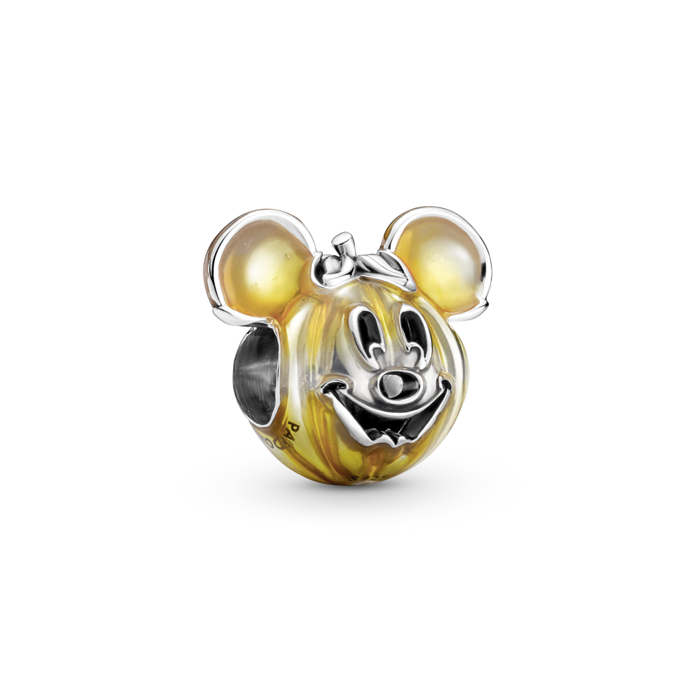 Pandora Charm en plata de ley Calabaza Mickey Mouse de Disney